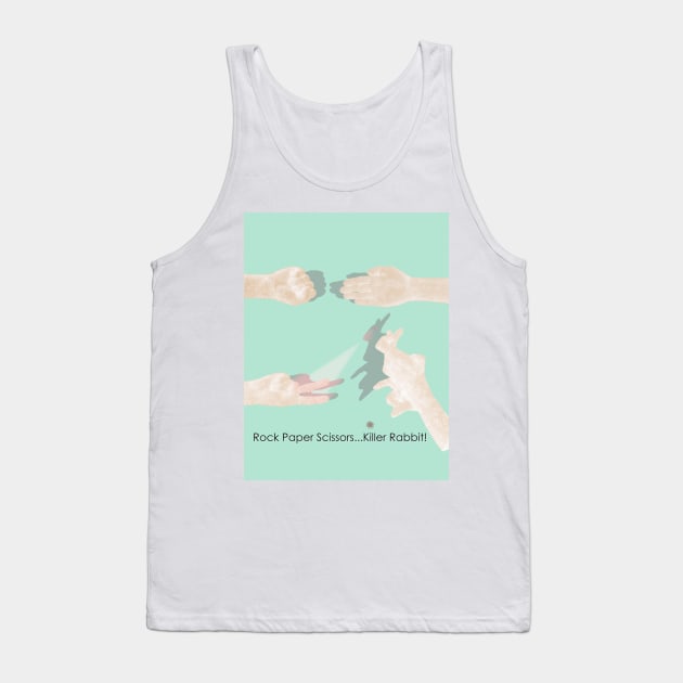 Rock Paper Scissors..Killer Rabbit! Tank Top by MarbleCloud